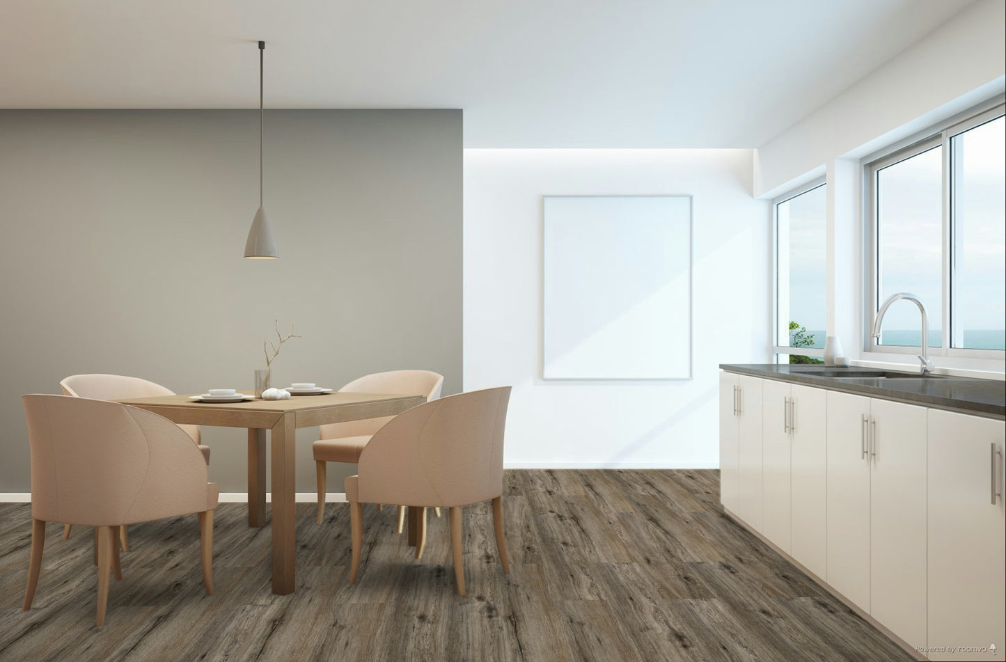 Vinyl Flooring click 6mm, Collection, available in 1 size, 12 colors and 1 finish.