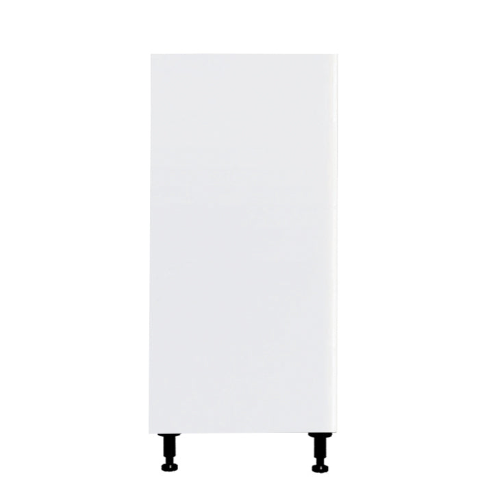 Meuble bas de cuisine blanc brillant, 1 porte, 45,7 cm (L) x 87,5 cm (H) x 61 cm (24 po)
