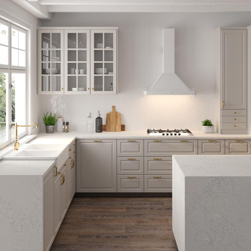 Countertop Quartz 2cm - 3cm LXHA Adagio Gold 63x130 in