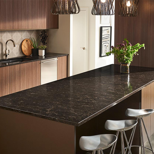 Comptoir Quartz 2cm - 3cm LXHA Nocturne 63x126 po