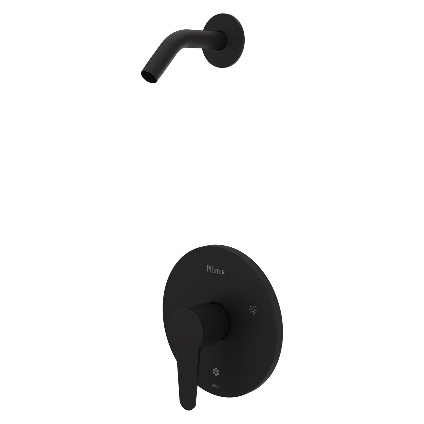 Ensemble de garniture de douche à poignée ronde uniquement sans pomme de douche