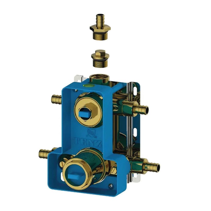 Brut de Valve Tenzo pro sans cartouche 2 & 3 fonctions avec connexion PEX