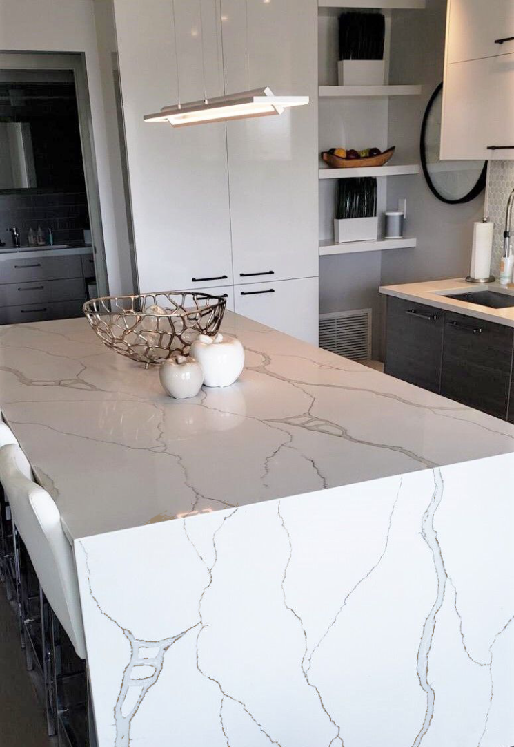 comptoir quartz Calacatta Gold 2cm - 3cm Z1782