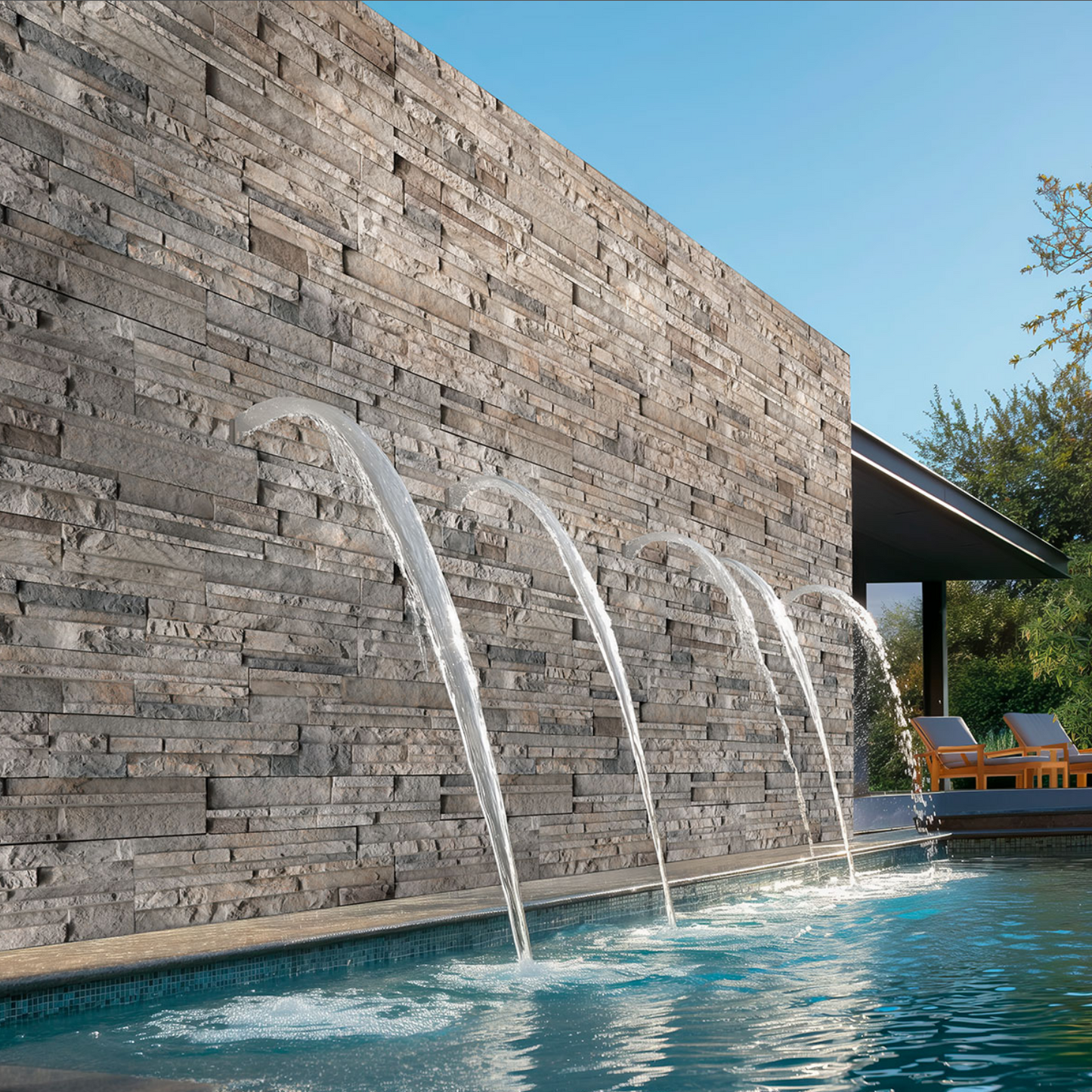 Terrado Collection Ashbury Shadow Stacked Stone Flats