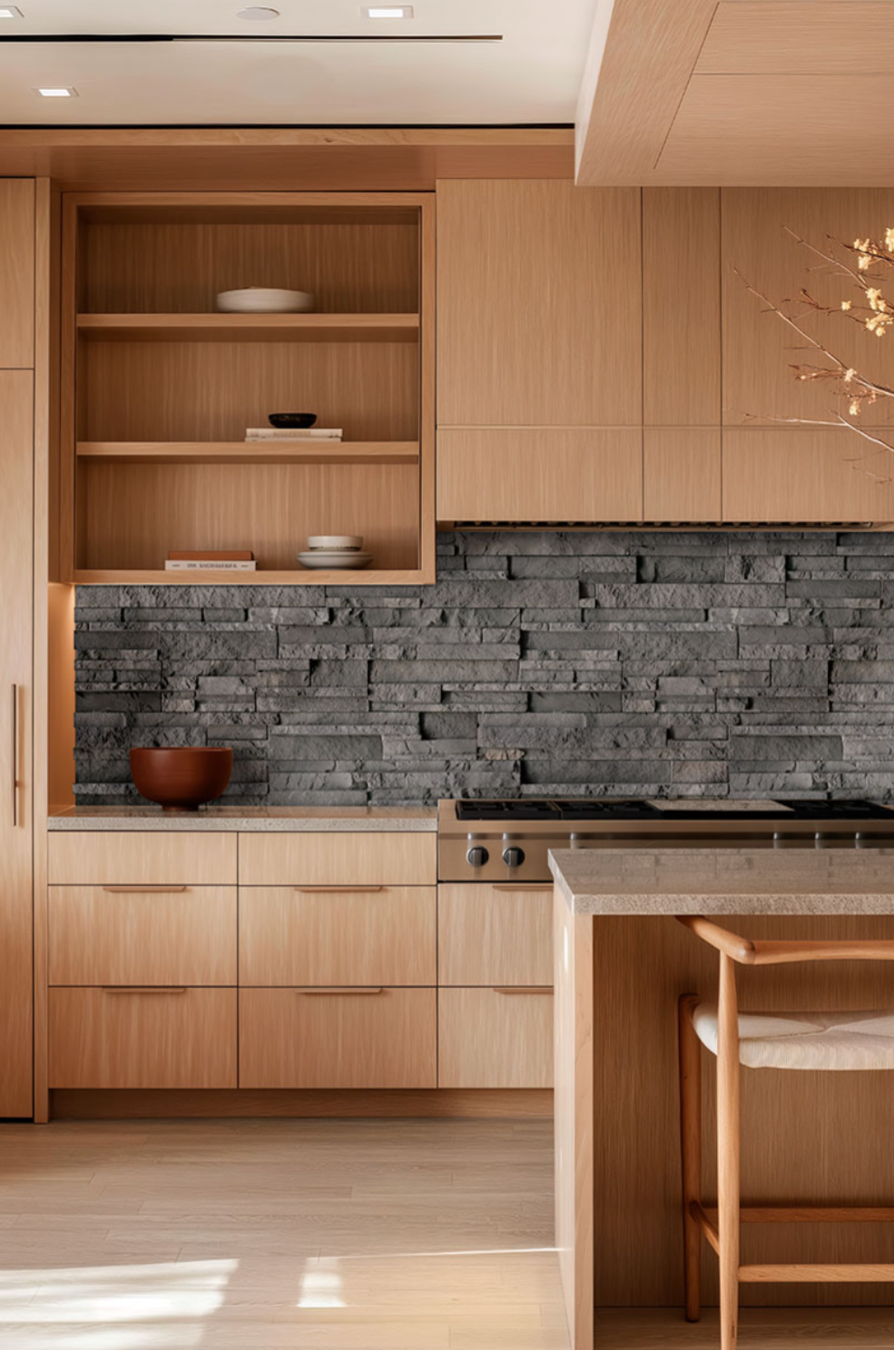 Terrado Collection Sandown Silver Stacked Stone Flats