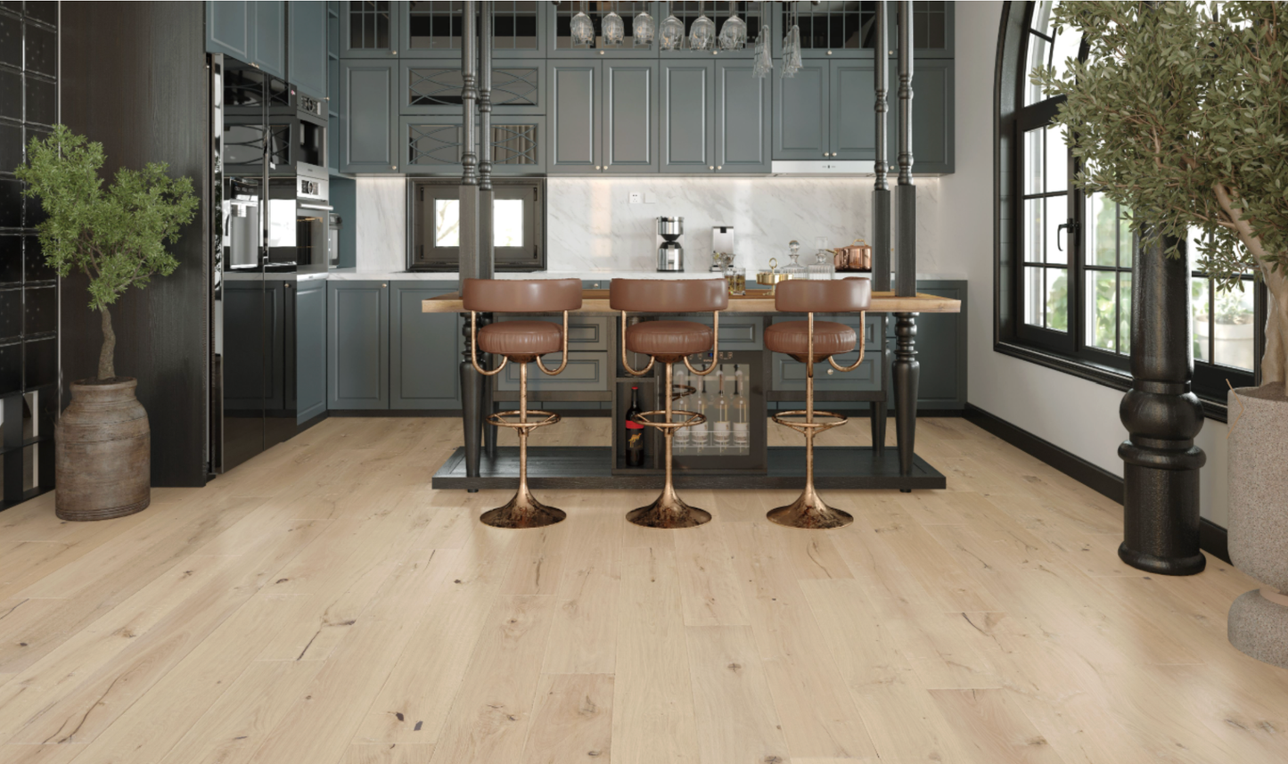 Engineered Hardwood Flooring Atelier Europe White Oak Collection - Carrara