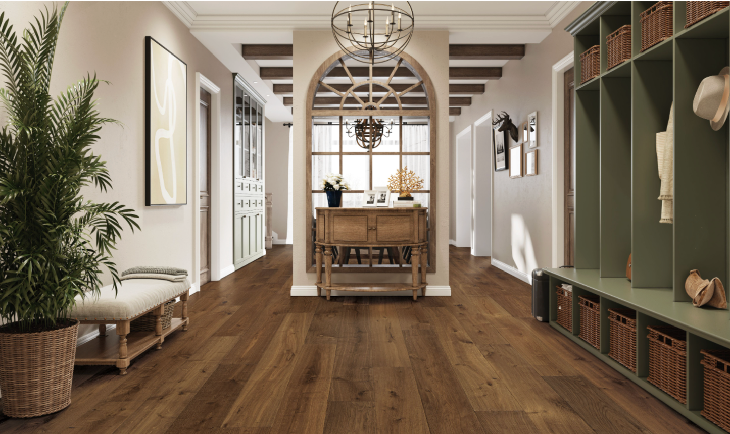 Engineered Hardwood Flooring Atelier Europe White Oak Collection - Bronze Dust