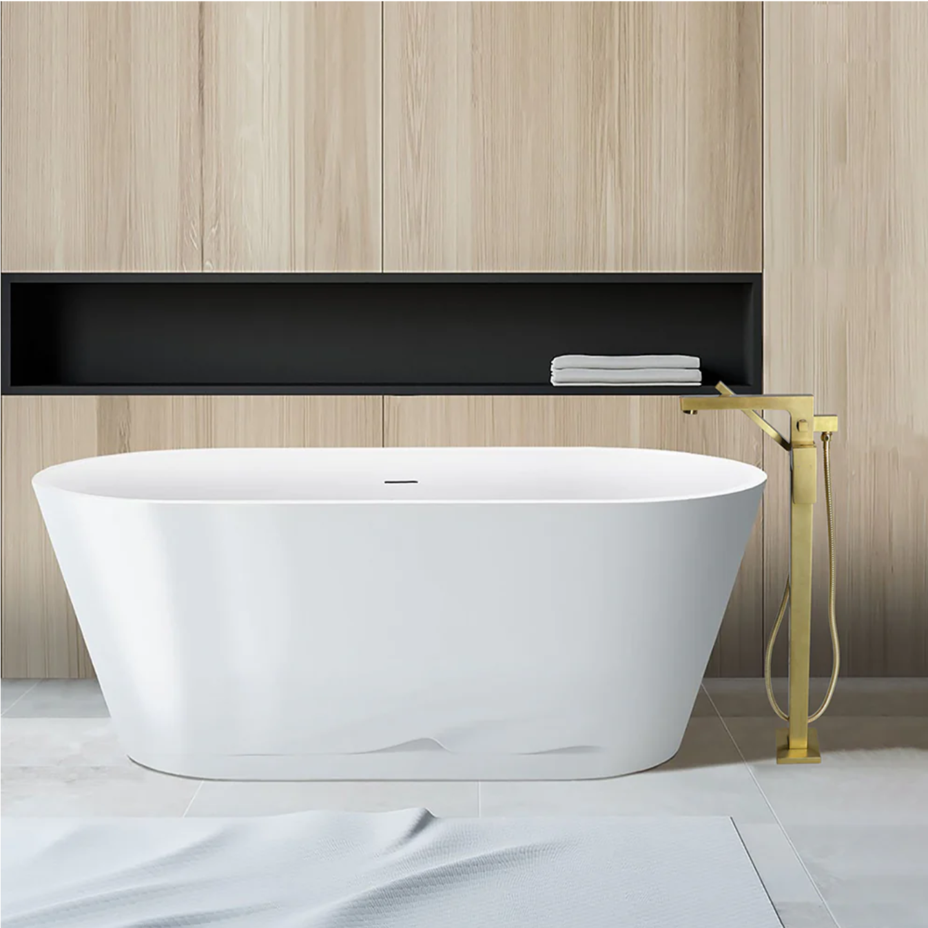 Robinet de baignoire autoportant Collection MADISON - 2 couleurs