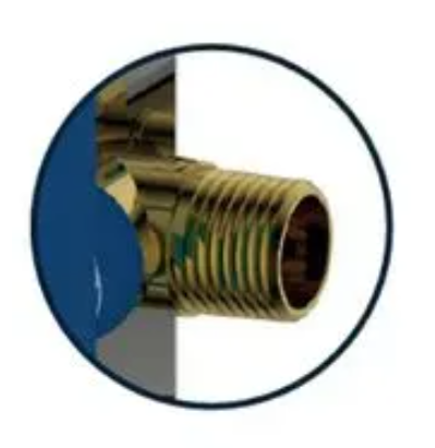 Rough-In for 2 & 3 functions pressure balanced valve NPT/Welded Connections
