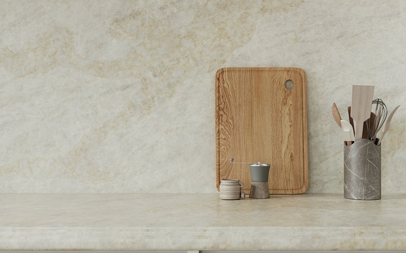 Comptoir en quartz 2 cm - 3 cm LXHA Taj Duna 63 x 126 po