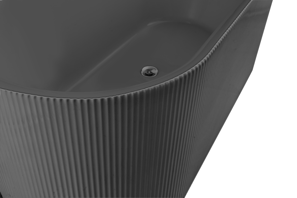 Arizona Baignoire autoportante noir mat Dimensions : 59×29½×22-4/5 in (1500×750×580mm) - SP1869A-15MB