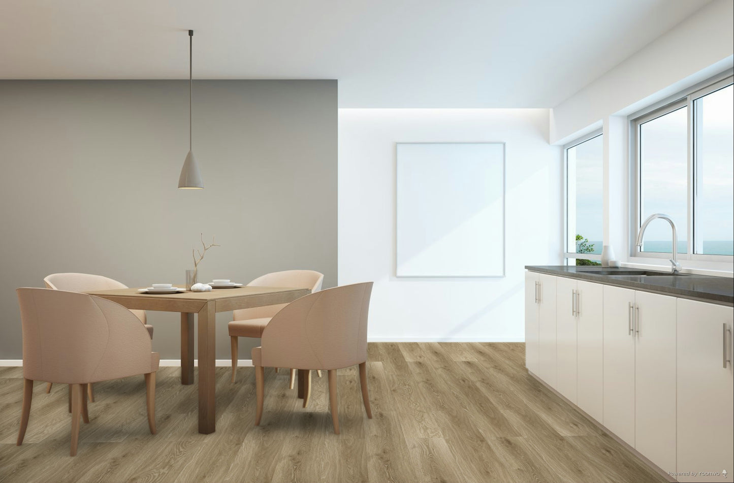 Vinyl Flooring click 5.5mm, Collection, available in 1 size, 1color and 1 finish.