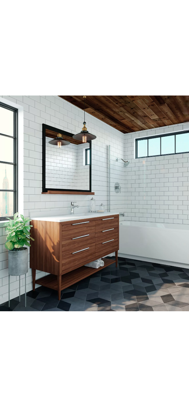 Single Control Bathroom Faucet, Optional 3-hole