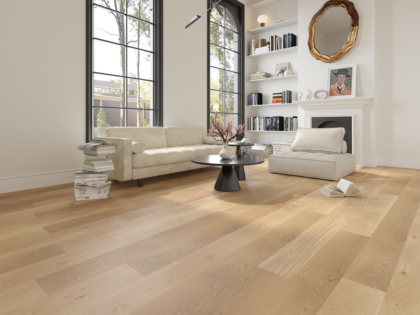Plancher en bois d'ingénierie American Oak Tusk Collection
