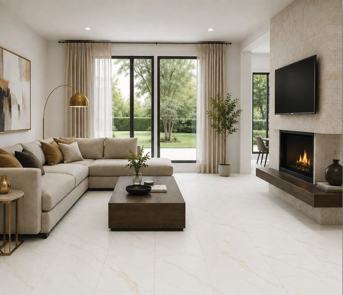 Porcelain Tile MAXIMUS GOLD Collection 3 Sizes 1 Color 2 Finishs