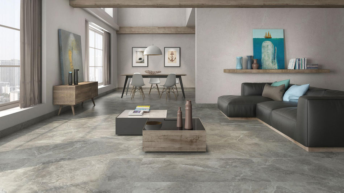 Porcelain Ceramic Tile - AREZZO Collection available in 2 sizes, 3 colors and 2 finishs.