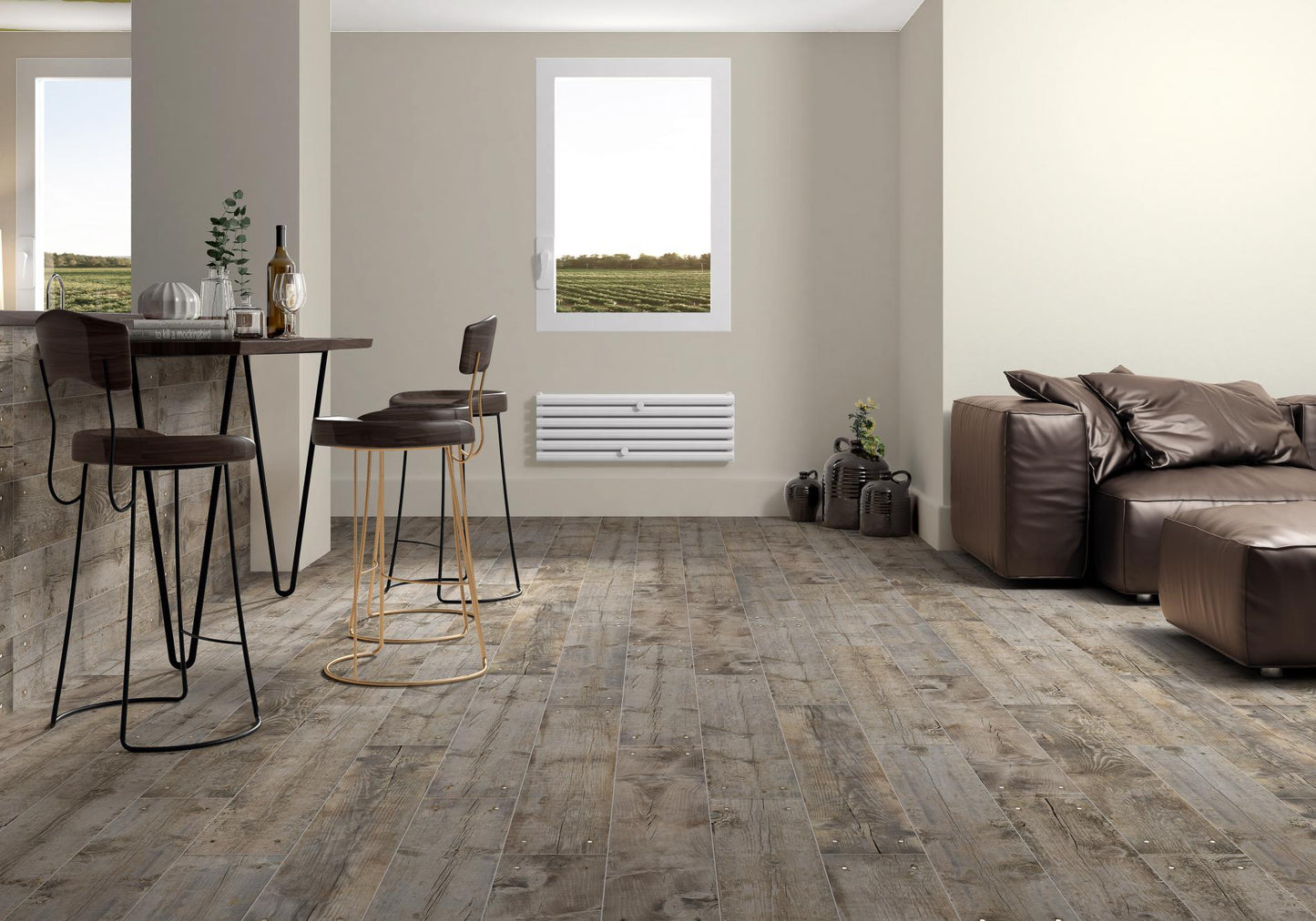 Porcelain Ceramic Tile - BOIS Collection available in 1 size, 4 colors and 1 finish.
