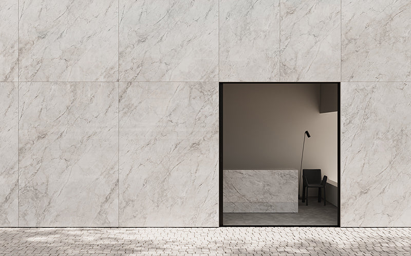 Dalle en porcelaine Teracanto - Superior White 12mm 126x63