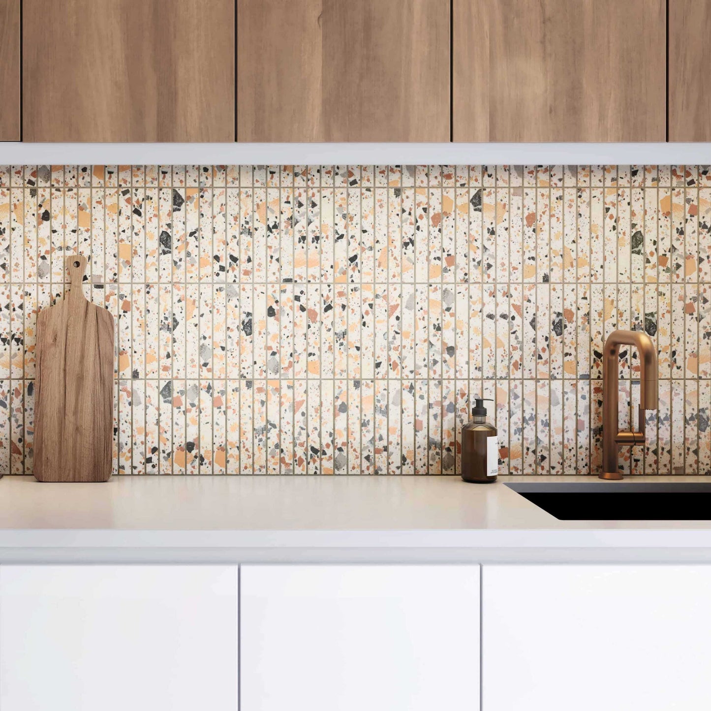 Carreau de porcelaine Pieza Collectcion 1x8 po poli