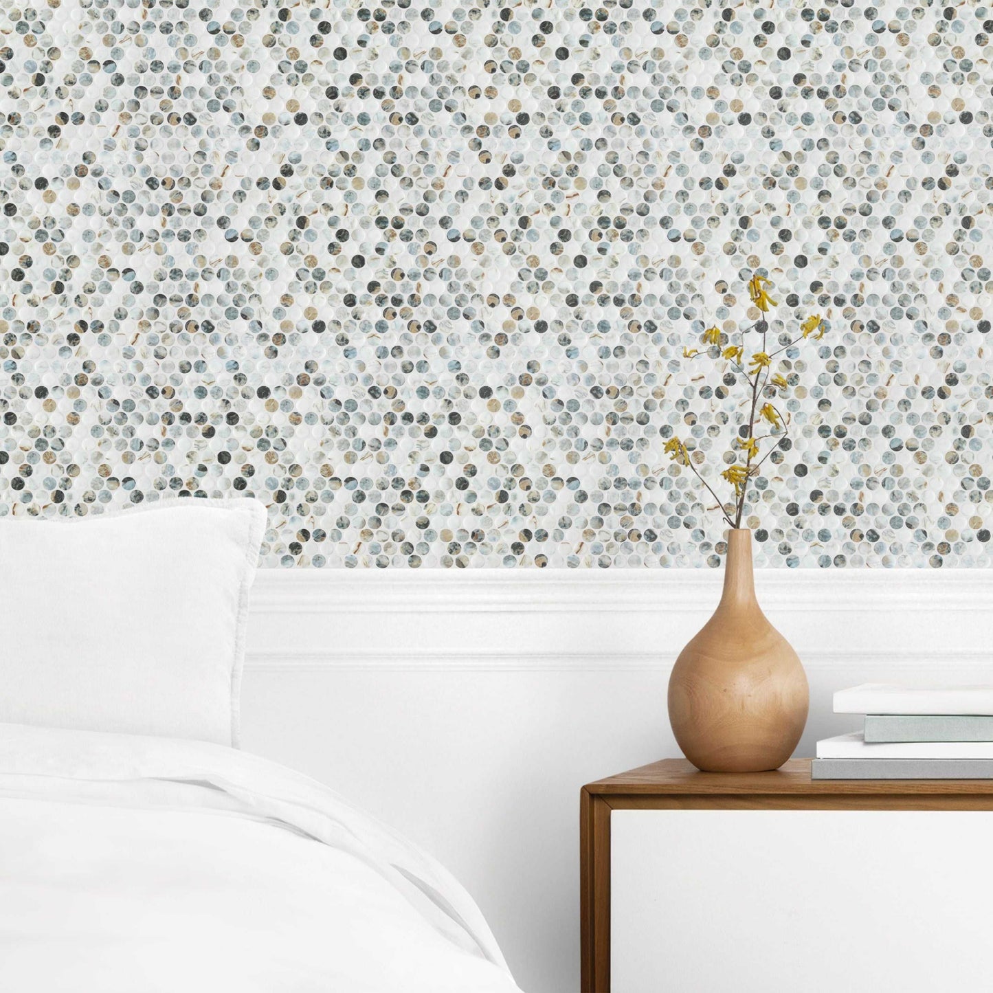 Collection de carreaux de porcelaine Perlas : 1 format, 3 couleurs, 1 finition