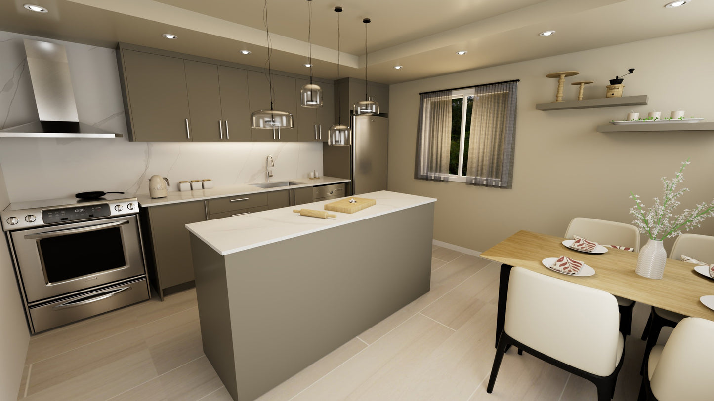 CUISINE ENCASTRÉE DE 10 Pieds - 5 Couleurs