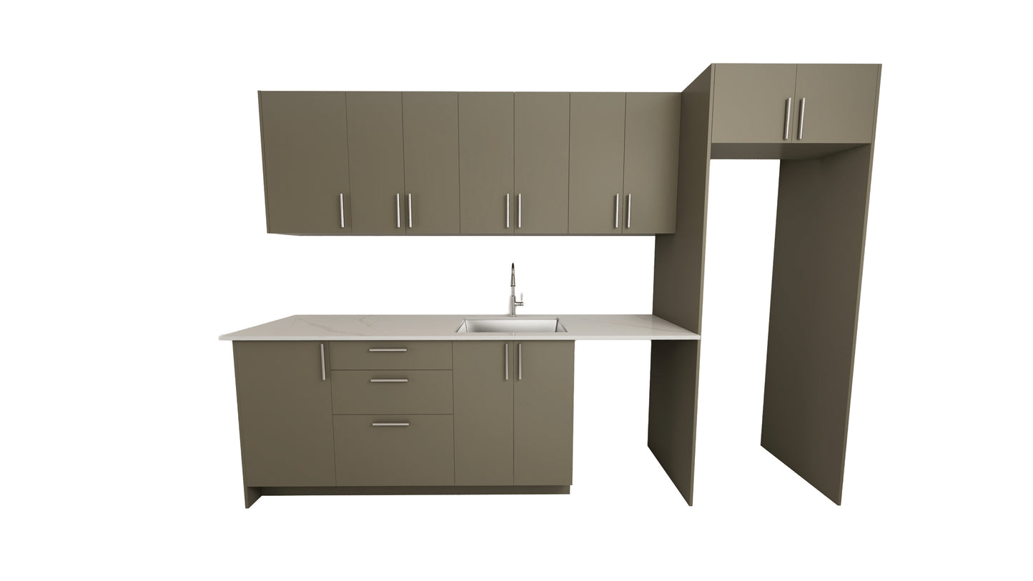 CUISINE ENCASTRÉE DE 10 Pieds - 5 Couleurs