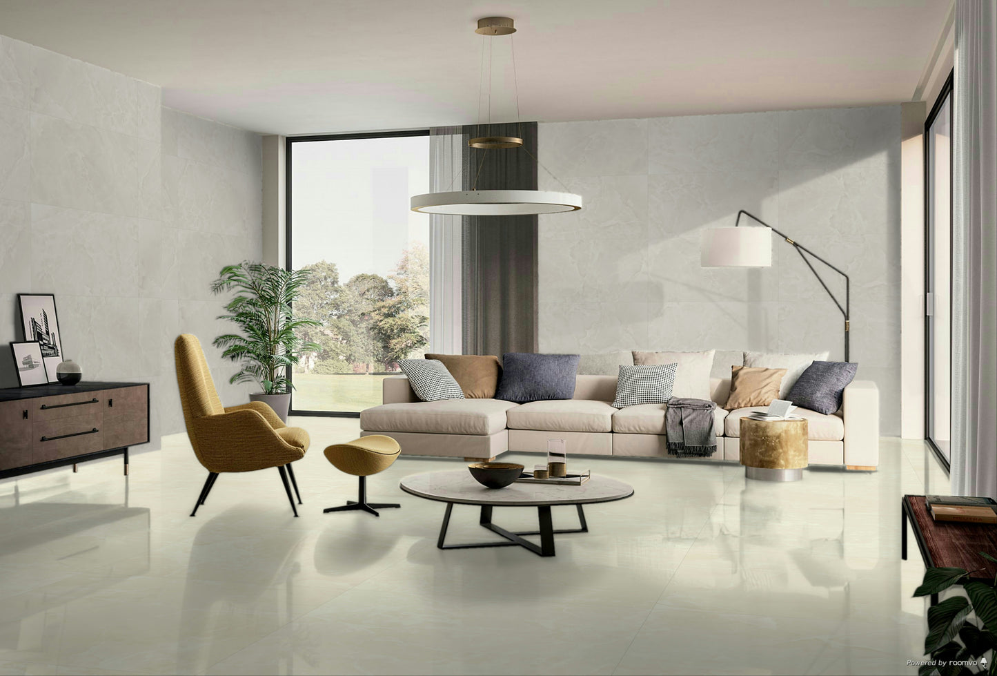 Tuile porcelaine  céramique Collection Allure disponible en 1 taille, 5 couleurs et 1 finition.