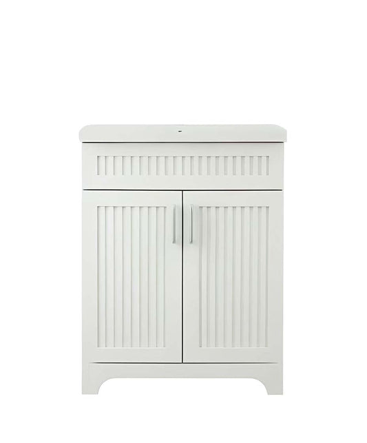 Vanité 24 pouces blanc 2 portes avec comptoir