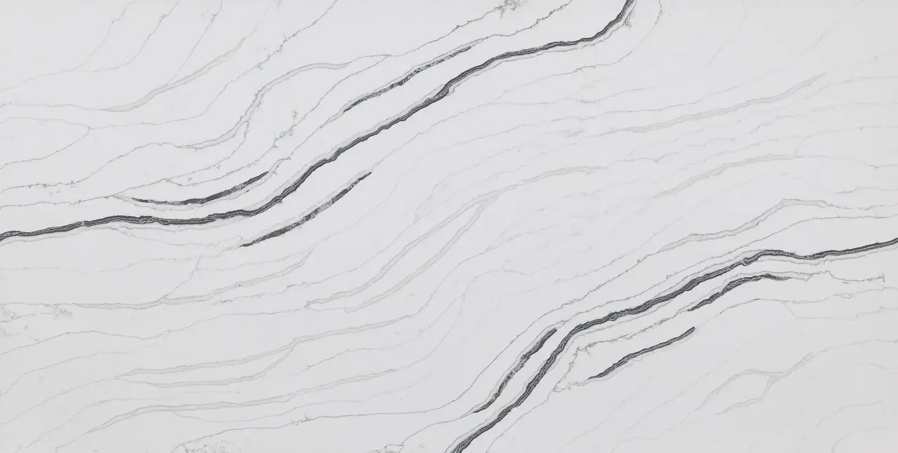 Countertop Quartz Prime Stone 2cm - 3cm Mondria Kumair 63.5x127 in