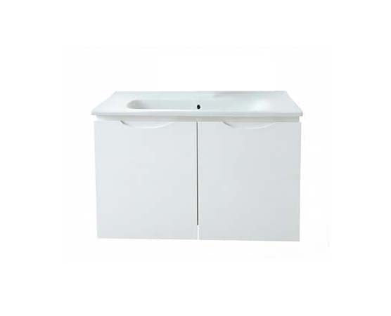 Vanity Suspended 30 in White 2Doors with countertop