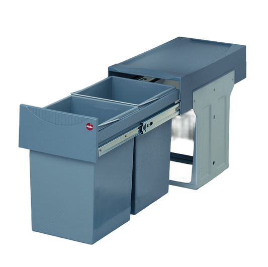 Poubelle coulissante robuste TANDEM 