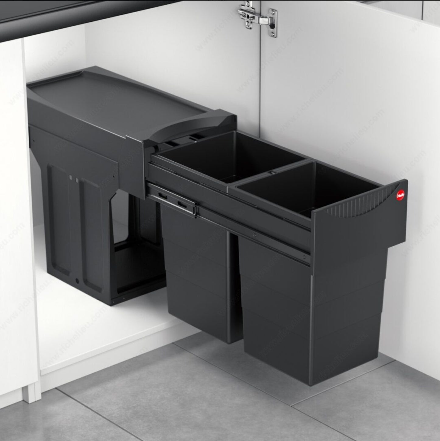Heavy-Duty Pull-Out Waste Bin TANDEM