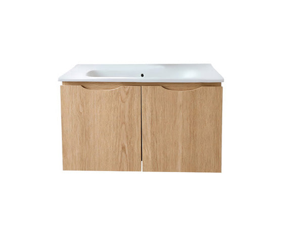 Vanity Suspended 36 in Natural 2Doors with countertop