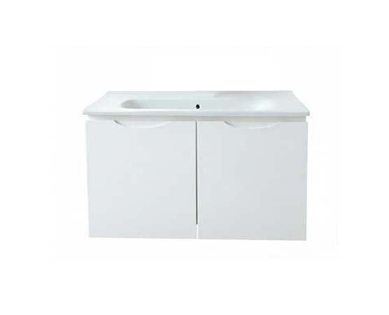 Vanity Suspended 36 in White 2Doors with countertop