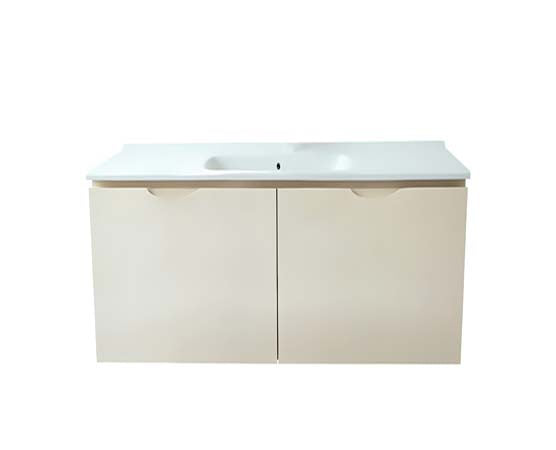 Vanity Suspended 40 in 2Doors with countertop 5 Colors