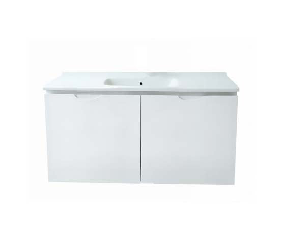 Vanity Suspended 40 in 2Doors with countertop 5 Colors