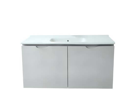 Vanity Suspended 40 in 2Doors with countertop 5 Colors