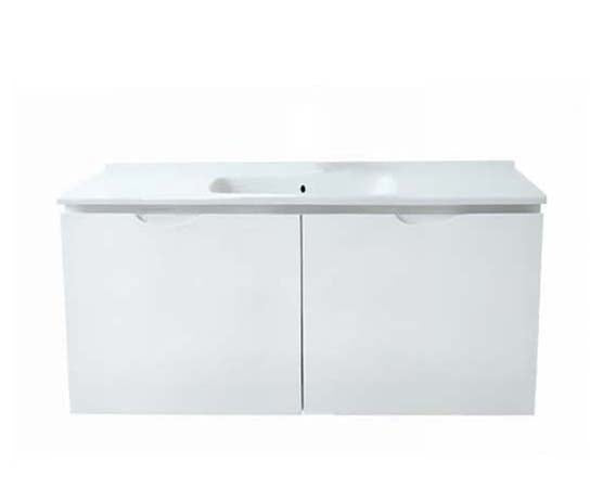 Vanity Suspended 48 in 2Doors with countertop 5 Colors