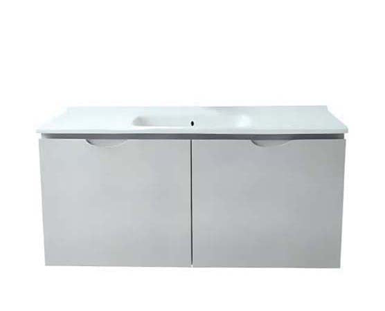 Vanity Suspended 48 in 2Doors with countertop 5 Colors
