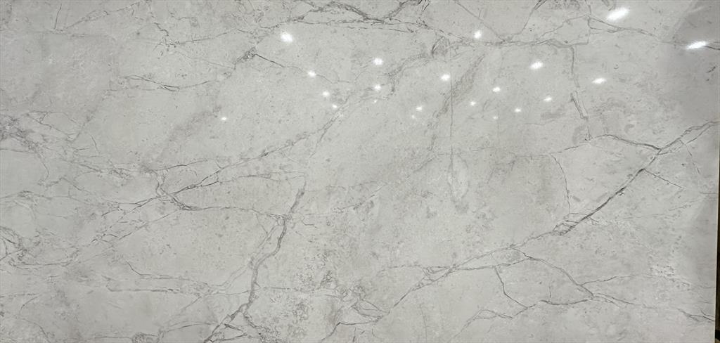 Countertop Quartz 2cm Mystic Pearl 3D Printed 126x63