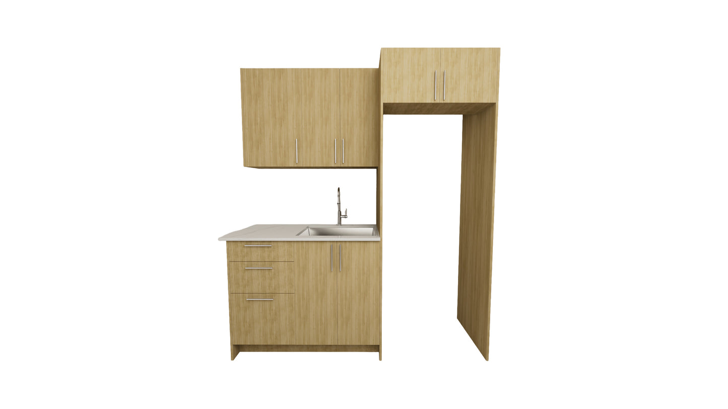 CUISINE ENCASTRÉE DE 6 Pieds - 5 Couleurs