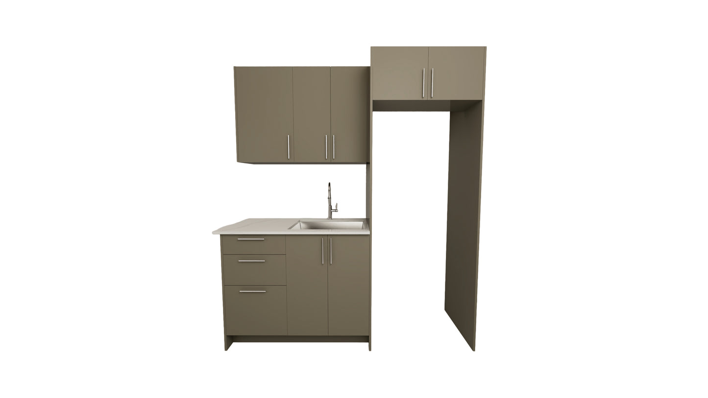 CUISINE ENCASTRÉE DE 6 Pieds - 5 Couleurs