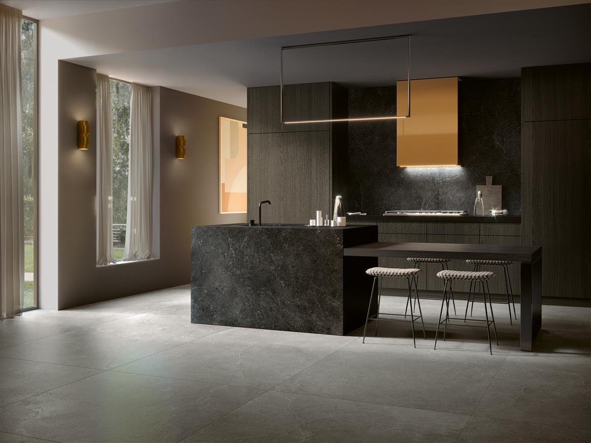 Carreau de porcelaine céramique - Collection LITHOS disponible en 2 formats, 4 couleurs et 2 finitions