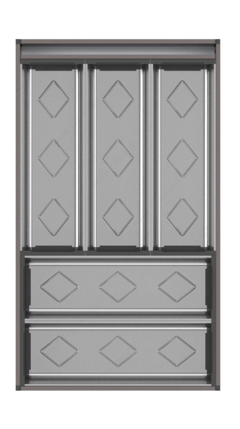 Kit ORGANIZ-R pour couverts - 500 mm Gris