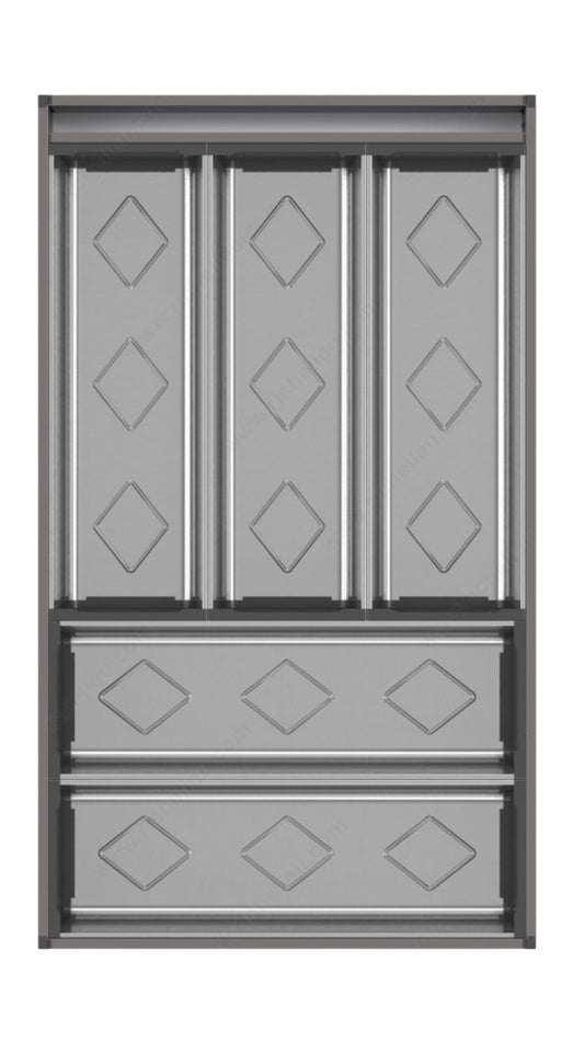 Kit ORGANIZ-R pour couverts - 500 mm Gris