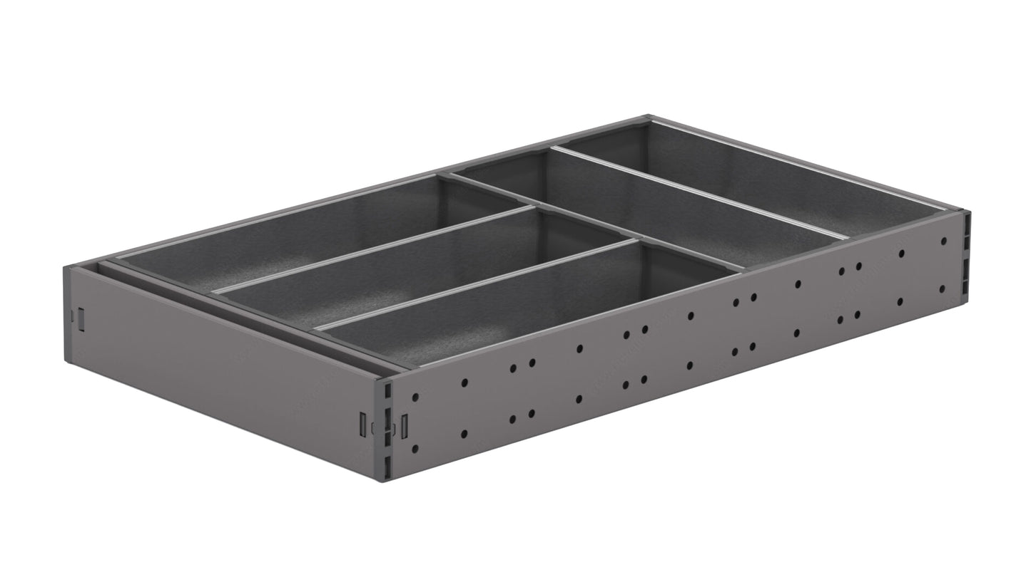 Kit ORGANIZ-R pour couverts - 500 mm Gris