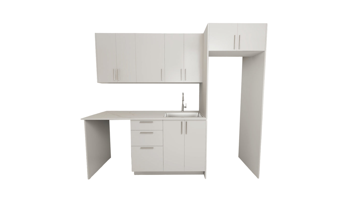 CUISINE ENCASTRÉE DE 8 Pieds - 5 Couleurs