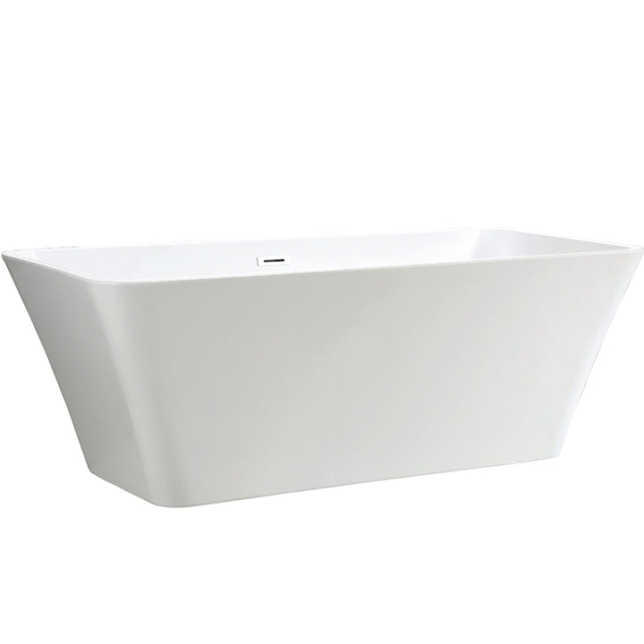 Luxor Freestanding Bathtub Size :67 x 29.5 x 23.6 in.  (1700 x 750 x 600 mm)