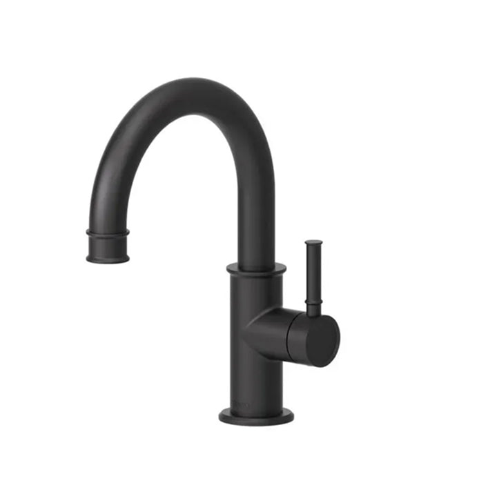 Robinet de lavabo monotrou Alyss noir mat