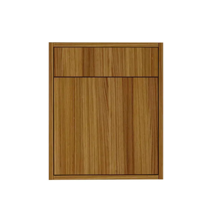 Hot Cinnamon Vanity 24 in. Suspended 1 Drawer with Countertop